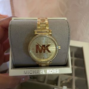 Michale Kors women gold watch with tags!